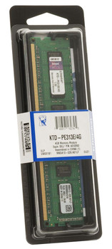 KTD-PE313E/4G - Kingston 4GB (1x4GB) 1333Mhz PC3-10600 Cl9 ECC Unbuffered Dual Rank DDR3 SDRAM Dimm Memory for Dell PowerEdge Server KTD-PE313E/4G - Kingston 4GB (1x4GB) 1333Mhz PC3-10600 Cl9 ECC Unbuffered Dual Rank DDR3 SDRAM Dimm Memory for Dell PowerEdge Server