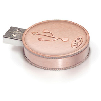 130825 - LaCie 4GB CurrenKey USB 2.0 Flash Drive - 4 GB - USB - External