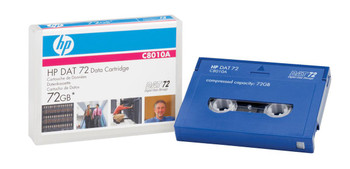 C8010A-RED - HP DAT Data Cartridge DAT 36 GB Native / 72 GB Compressed 557.74 ft Tape Length