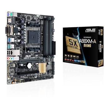 Asus A88XM-A/USB 3.1 Socket FM2+/ AMD A88X/ DDR3/ SATA3&USB3.1/ A&GbE/ MicroATX Motherboard Asus A88XM-A/USB 3.1 Socket FM2+/ AMD A88X/ DDR3/ SATA3&USB3.1/ A&GbE/ MicroATX Motherboard