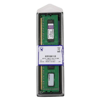 KVR16N11H/8 - Kingston 8GB (1x8GB) 1600Mhz PC3-12800 Cl11 Non-ECC Unbuffered 1.5v DDR3 SDRAM 240-Pin Dimm Memory KVR16N11H/8 - Kingston 8GB (1x8GB) 1600Mhz PC3-12800 Cl11 Non-ECC Unbuffered 1.5v DDR3 SDRAM 240-Pin Dimm Memory