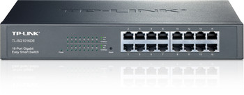 TP-LINK TL-SG1016DE Managed network switch L2 Gigabit Ethernet (10 / 100 / 1000) Black network switch TP-LINK TL-SG1016DE Managed network switch L2 Gigabit Ethernet (10 / 100 / 1000) Black network switch
