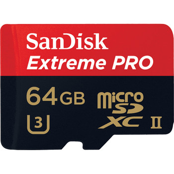 Sandisk Extreme Pro 64GB MicroSDXC UHS-II Class 10 memory card Sandisk Extreme Pro 64GB MicroSDXC UHS-II Class 10 memory card