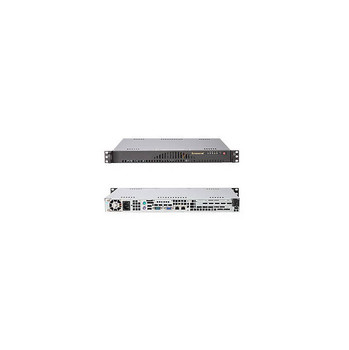 Supermicro CSE-512L-260B 260W Mini 1U Rackmount Server Chassis (Black)
