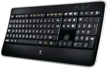 Logitech K800 RF Wireless Black keyboard Logitech K800 RF Wireless Black keyboard