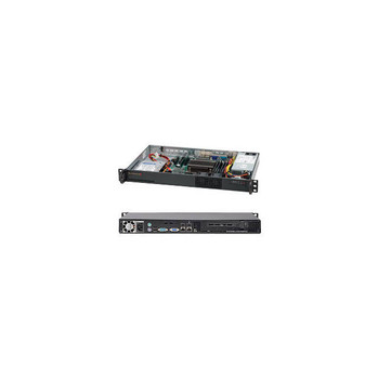 Supermicro CSE-510L-200B 200W Mini 1U Rackmount Server Chassis (Black) Supermicro CSE-510L-200B 200W Mini 1U Rackmount Server Chassis (Black)