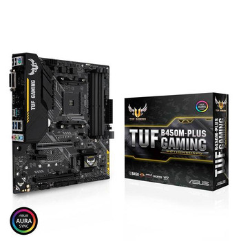 Asus TUF B450M-PLUS GAMING Socket AM4/ AMD B450/ DDR4/ CrossFireX/ SATA3&USB3.1/ M.2/ A&GbE/MicroATX
