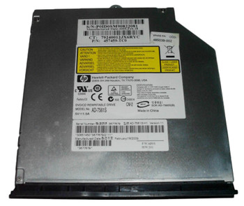 485039-001 - HP 8x DVD-RW SATA Super-Multi Double Layer LightScribe 12.7mm Optical Drive 485039-001 - HP 8x DVD-RW SATA Super-Multi Double Layer LightScribe 12.7mm Optical Drive