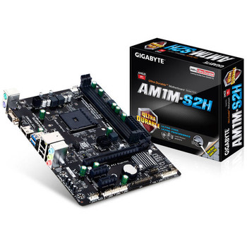 GIGABYTE GA-AM1M-S2H Socket AM1/ DDR3/ SATA3&USB3.0/ A&GbE/ MicroATX Motherboard GIGABYTE GA-AM1M-S2H Socket AM1/ DDR3/ SATA3&USB3.0/ A&GbE/ MicroATX Motherboard