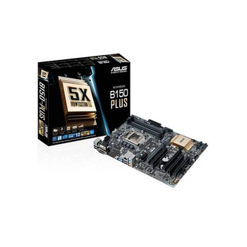 Asus B150-PLUS LGA1151/ Intel B150/ DDR4/ Quad CrossFireX/ SATA3&USB3.0/ M.2/ A&GbE/ ATX Motherboard Asus B150-PLUS LGA1151/ Intel B150/ DDR4/ Quad CrossFireX/ SATA3&USB3.0/ M.2/ A&GbE/ ATX Motherboard