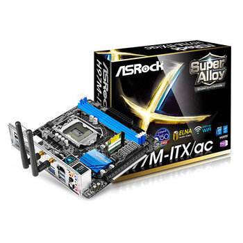 ASRock H97M-ITX/AC LGA1150/ Intel H97/ DDR3/ SATA3&USB3.0/ WiFi/ A&GbE/ Mini-ITX Motherboard ASRock H97M-ITX/AC LGA1150/ Intel H97/ DDR3/ SATA3&USB3.0/ WiFi/ A&GbE/ Mini-ITX Motherboard