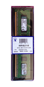 KVR16LE11/8 - Kingston 8GB (1x8GB) 1600Mhz PC3-12800 Cl11 ECC Unbuffered 1.4 V DDR3 SDRAM 240-Pin Dimm Memory KVR16LE11/8 - Kingston 8GB (1x8GB) 1600Mhz PC3-12800 Cl11 ECC Unbuffered 1.4 V DDR3 SDRAM 240-Pin Dimm Memory