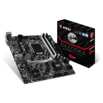MSI H270M BAZOOKA LGA1151/ Intel H270/ DDR4/ SATA3&USB3.1/ M.2/ A&GbE/ MicroATX Motherboard