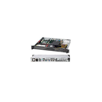 Supermicro CSE-512-200B 200W Mini 1U Rackmount Server Chassis (Black) Supermicro CSE-512-200B 200W Mini 1U Rackmount Server Chassis (Black)