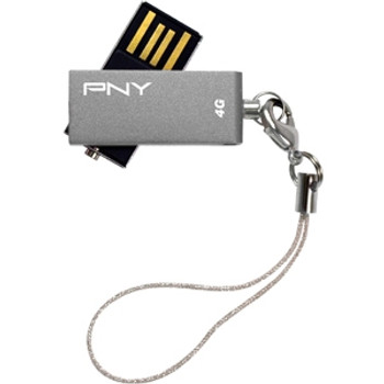 P-FDU4GBSV-EF/SIL - PNY Micro Swivel Attach