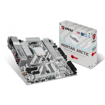 MSI B250M MORTAR ARCTIC LGA1151/ Intel B250/ DDR4/ 2-Way CrossFireX/ SATA3&USB3.1/ M.2/ A&GbE/ MicroATX Motherboard