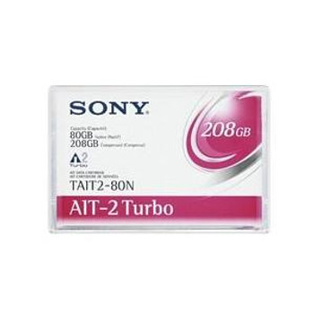 TAIT2-80CWW - Sony AIT-2 TURBO Tape Cartridge - AIT AIT-2 - 80GB (Native) / 208GB (Compressed) TAIT2-80CWW - Sony AIT-2 TURBO Tape Cartridge - AIT AIT-2 - 80GB (Native) / 208GB (Compressed)