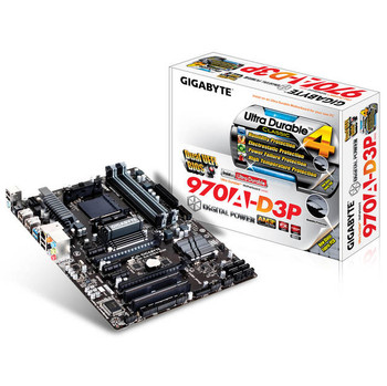 GIGABYTE GA-970A-D3P Socket AM3+/ AMD 970/ DDR3/ SATA3&USB3.0/ A&GbE/ ATX Motherboard GIGABYTE GA-970A-D3P Socket AM3+/ AMD 970/ DDR3/ SATA3&USB3.0/ A&GbE/ ATX Motherboard