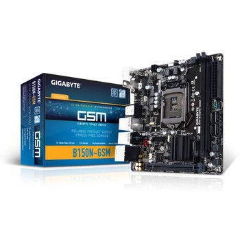 GIGABYTE GA-B150N-GSM LGA1151/ Intel B150/ DDR4/ SATA3&USB3.0/ M.2/ A&2GbE/ Mini-ITX Motherboard GIGABYTE GA-B150N-GSM LGA1151/ Intel B150/ DDR4/ SATA3&USB3.0/ M.2/ A&2GbE/ Mini-ITX Motherboard