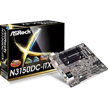 ASRock N3150DC-ITX Intel Celeron N3150/ DDR3/ SATA3&USB3.0/ A&V&GbE/ Mini-ITX Motherboard & CPU Combo ASRock N3150DC-ITX Intel Celeron N3150/ DDR3/ SATA3&USB3.0/ A&V&GbE/ Mini-ITX Motherboard & CPU Combo