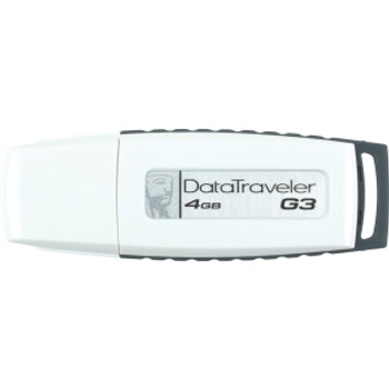 DTIG3/4GB - Kingston DataTraveler G3 DTIG3/4GB 4 GB USB 2.0 Flash Drive - Gray White - External DTIG3/4GB - Kingston DataTraveler G3 DTIG3/4GB 4 GB USB 2.0 Flash Drive - Gray White - External