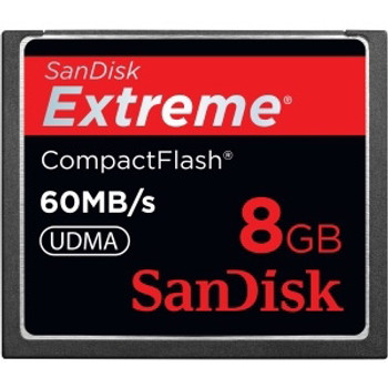 SDCFX-008G-X46 - SanDisk 8GB Extreme CompactFlash 60MB/s UDMA Memory Card SDCFX-008G-X46 - SanDisk 8GB Extreme CompactFlash 60MB/s UDMA Memory Card