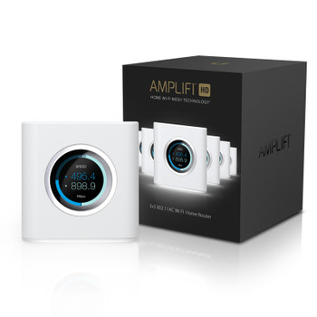 Ubiquiti Networks AmpliFI HD Mesh Router Dual-band (2.4 GHz / 5 GHz) Gigabit Ethernet White wireless Ubiquiti Networks AmpliFI HD Mesh Router Dual-band (2.4 GHz / 5 GHz) Gigabit Ethernet White wireless