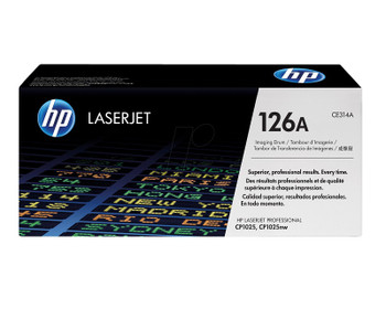 CE314A - HP No. 126A Imaging Drum Unit Laser Imaging Drum Black 14000 Page Black 7000 Page Color CE314A - HP No. 126A Imaging Drum Unit Laser Imaging Drum Black 14000 Page Black 7000 Page Color