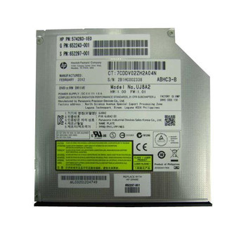 652243-001 - HP 8X DVD-RW SATA SlimLine 9.5mm JackBlack Optical Drive 652243-001 - HP 8X DVD-RW SATA SlimLine 9.5mm JackBlack Optical Drive