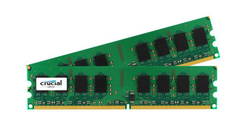 CT798151 - Crucial 4GB Kit (2 X 2GB) PC2-8500 DDR2-1066MHz non-ECC Unbuffered CL7 240-Pin DIMM Memory for Dell OptiPlex 740 Series
