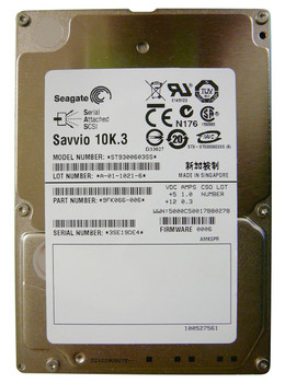 9FK066-006 - Seagate 300GB 10000RPM SAS 6.0Gbps 16MB Cache 2.5-inch Hard Drive 9FK066-006 - Seagate 300GB 10000RPM SAS 6.0Gbps 16MB Cache 2.5-inch Hard Drive