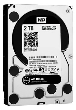 WD Black Performance Hard Drive WD2003FZEX - hard drive - 2 TB - SATA 6Gb/s WD Black Performance Hard Drive WD2003FZEX - hard drive - 2 TB - SATA 6Gb/s