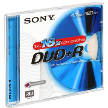 DPR85L1 - Sony 2.4x dvd+R Media - 8.5GB - 1 Pack DPR85L1 - Sony 2.4x dvd+R Media - 8.5GB - 1 Pack