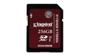 Kingston Technology SDXC UHS-I U3 (SDA3) 256GB 256GB SDXC UHS Class 3 memory card Kingston Technology SDXC UHS-I U3 (SDA3) 256GB 256GB SDXC UHS Class 3 memory card
