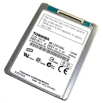 MK1231GAL - Toshiba MK1231GAL 120 GB 1.8 Internal Hard Drive - IDE Ultra ATA/100 (ATA-6) - 4200 rpm - 8 MB Buffer MK1231GAL - Toshiba MK1231GAL 120 GB 1.8 Internal Hard Drive - IDE Ultra ATA/100 (ATA-6) - 4200 rpm - 8 MB Buffer