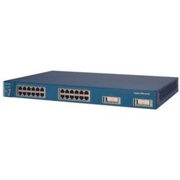 WS-C3550-12G - Cisco 12-Ports 10 1000Base-X ports + 2 10/100/1000Base-T ports Switch (Refurbished) WS-C3550-12G - Cisco 12-Ports 10 1000Base-X ports + 2 10/100/1000Base-T ports Switch (Refurbished)