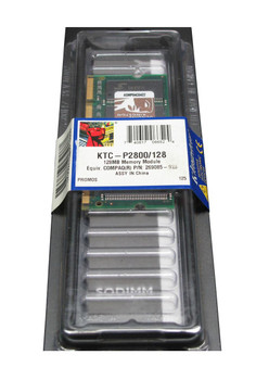 KTC-P2800/256 - Kingston 256MB PC2100 DDR-266MHz non-ECC Unbuffered CL2.5 200-Pin SoDimm Memory Module for Compaq KTC-P2800/256 - Kingston 256MB PC2100 DDR-266MHz non-ECC Unbuffered CL2.5 200-Pin SoDimm Memory Module for Compaq