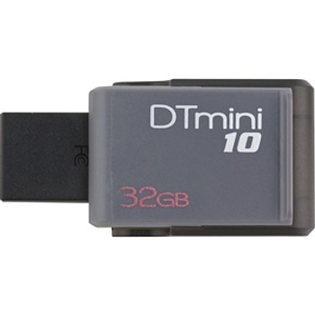 DTM10/32GB - Kingston 32GB DataTraveler mini10 USB2.0 Flash Drive - 32 GB - USB - External DTM10/32GB - Kingston 32GB DataTraveler mini10 USB2.0 Flash Drive - 32 GB - USB - External