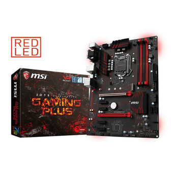 MSI Z270 GAMING PLUS LGA1151/ Intel Z270/ DDR4/ 2-Way CrossFireX/ SATA3&USB3.1/ M.2/ A&GbE/ ATX Motherboard