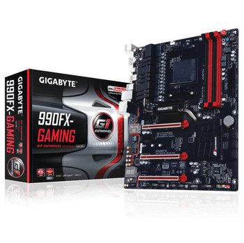 GIGABYTE GA-990FX-GAMING Socket AM3+/ AMD 990FX/ DDR3/ 2-Way CrossFireX&2-Way SLI/ SATA3&USB3.1/ M.2/ A&GbE/ ATX Motherboard GIGABYTE GA-990FX-GAMING Socket AM3+/ AMD 990FX/ DDR3/ 2-Way CrossFireX&2-Way SLI/ SATA3&USB3.1/ M.2/ A&GbE/ ATX Motherboard