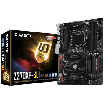 GIGABYTE GA-Z270XP-SLI LGA1151/ Intel Z270/ DDR4/ Quad CrossFireX & Quad SLI/ SATA3&USB3.1/ M.2&SATA Express/ A&GbE/ ATX Motherboard