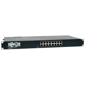 Tripp Lite NSU-G16 Unmanaged Gigabit Ethernet (10/100/1000) 1U Black network switch Tripp Lite NSU-G16 Unmanaged Gigabit Ethernet (10/100/1000) 1U Black network switch
