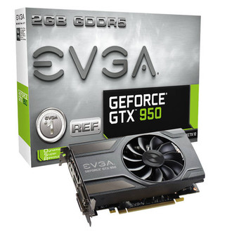 EVGA NVIDIA GeForce GTX 950 Gaming 2GB GDDR5 2DVI/HDMI/DisplayPort PCI-Express Video Card
