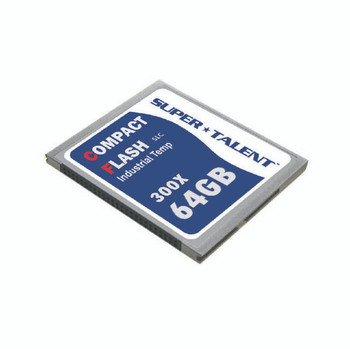 Super Talent 300X 64GB I-Temp CF Memory Card (MLC) Super Talent 300X 64GB I-Temp CF Memory Card (MLC)