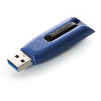 Verbatim V3 Max 256GB USB 3.0 (3.1 Gen 1) Capacity Blue USB flash drive Verbatim V3 Max 256GB USB 3.0 (3.1 Gen 1) Capacity Blue USB flash drive