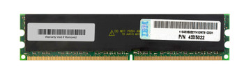 43X5022 - IBM 8GB(1X8GB)667MHz PC2-5300 240-Pin DIMM Dual Rank ECC Registered DDR2 SDRAM IBM Memory for SYST 43X5022 - IBM 8GB(1X8GB)667MHz PC2-5300 240-Pin DIMM Dual Rank ECC Registered DDR2 SDRAM IBM Memory for SYST