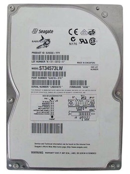 ST34573LW - Seagate Barracuda 9LP ST34573LW 4.55 GB 3.5 Internal Hard Drive - Wide Ultra2 SCSI - 7200 rpm - 512 KB Buffer ST34573LW - Seagate Barracuda 9LP ST34573LW 4.55 GB 3.5 Internal Hard Drive - Wide Ultra2 SCSI - 7200 rpm - 512 KB Buffer