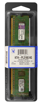 KTH-PL316E/4G - Kingston 4GB (1x4GB) 1600Mhz PC3-12800 Cl11 ECC Registered DDR3 SDRAM Dimm Memory for HP Proliant Server G8 KTH-PL316E/4G - Kingston 4GB (1x4GB) 1600Mhz PC3-12800 Cl11 ECC Registered DDR3 SDRAM Dimm Memory for HP Proliant Server G8