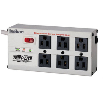 TrippLite ISOBAR6ULTRA 6Outlets 6ft 3330joules Isobar Surge Suppressor TrippLite ISOBAR6ULTRA 6Outlets 6ft 3330joules Isobar Surge Suppressor