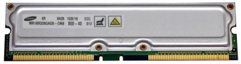 MR18R326GAG0-CM8 - Samsung Rambus 1GB PC800 800MHz ECC Unbuffered 40ns 184-Pin RDRAM RIMM Memory (Refurbished) MR18R326GAG0-CM8 - Samsung Rambus 1GB PC800 800MHz ECC Unbuffered 40ns 184-Pin RDRAM RIMM Memory (Refurbished)